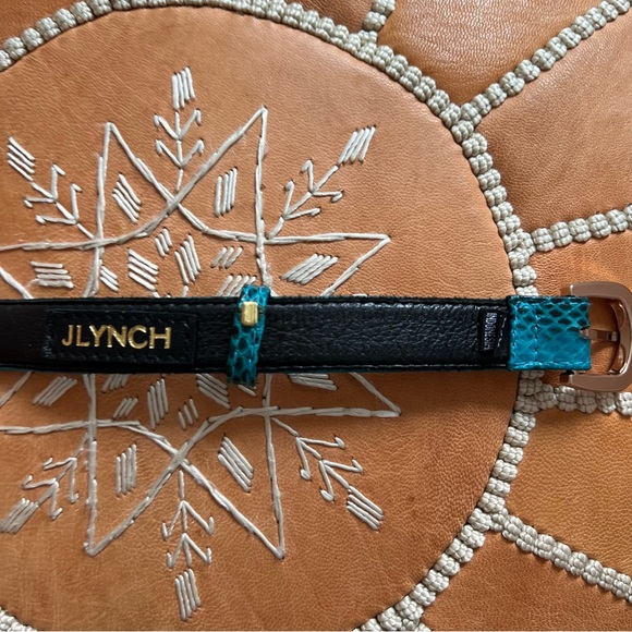 JLYNCH cut out natural snake skin belt - Picture 4 of 5